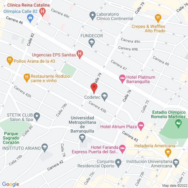Map of Zona Dental