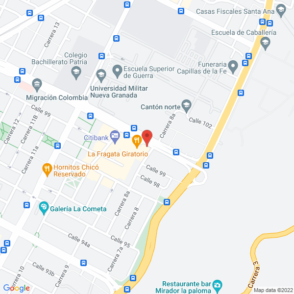 Mapa de Andagoya Ltda.