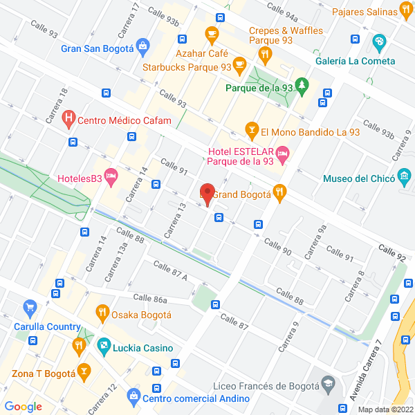 Mapa de Anqava Ltda.