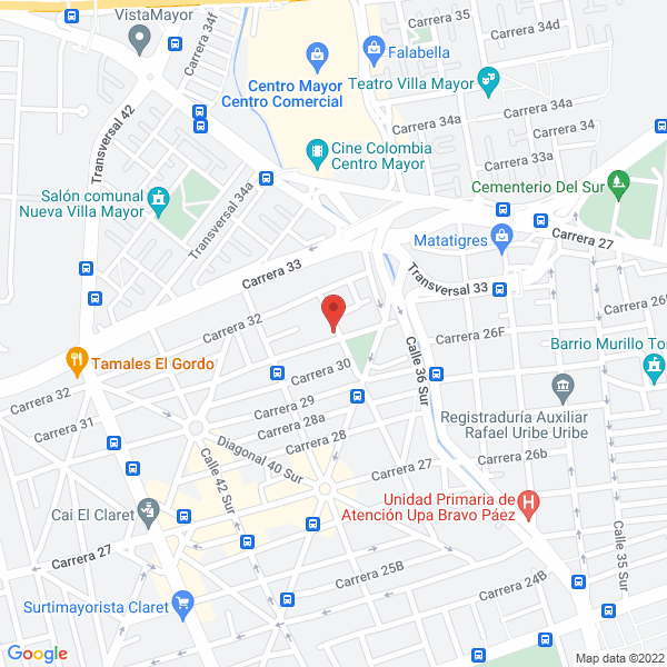 Mapa de Polímeros Y Derivados De Mexico S.A.S.