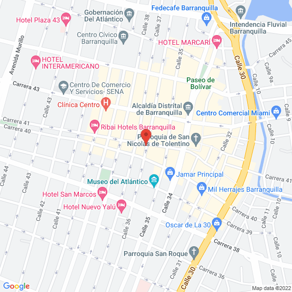 Map of Paraiso Textiles