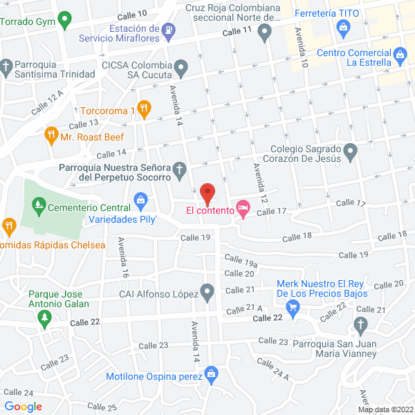 Map of Nutrimascotas Yuliani