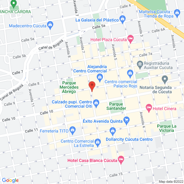 Map of Papelería Luz