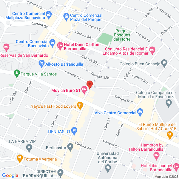 Map of Apartaestudio Lago Suites