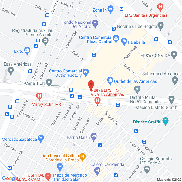 Mapa de Calzado Aquiles