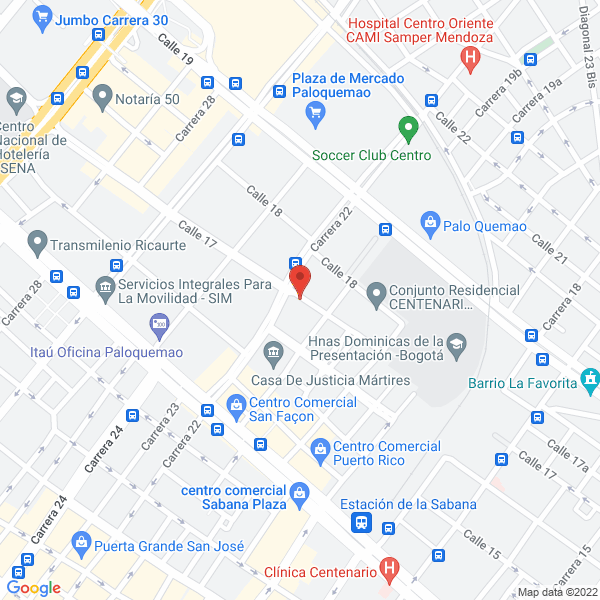 Mapa de Transportes Vigia S.A