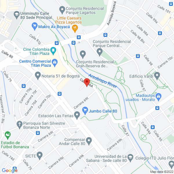 Mapa de Officegroup Ltda