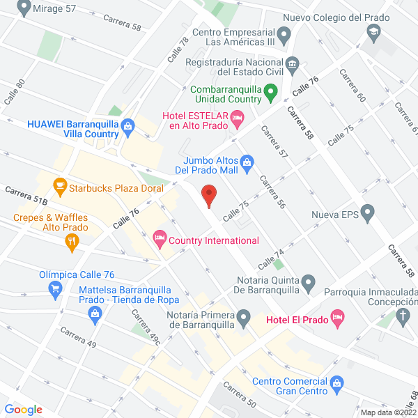 Map of Restaurante Jardines De Confucio