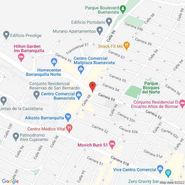 Map of Restaurante Guacamolex