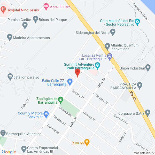 Map of Restaurante King Hua