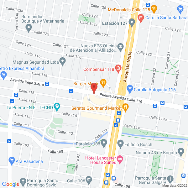 Mapa de Restaurante Pomodoro