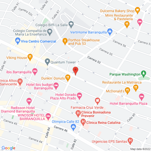 Map of Soluciones Logisticas Andina