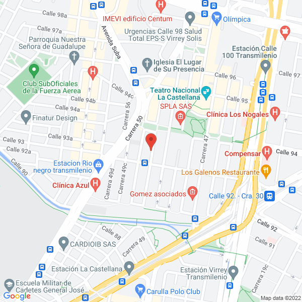Mapa de Somnomédica Clínica Especializada En Medicina Del Sueño