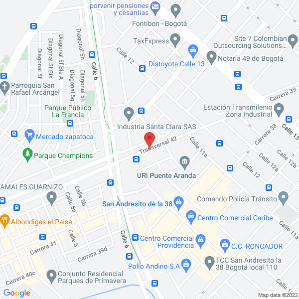 Mapa de Somtac S.A.S.
