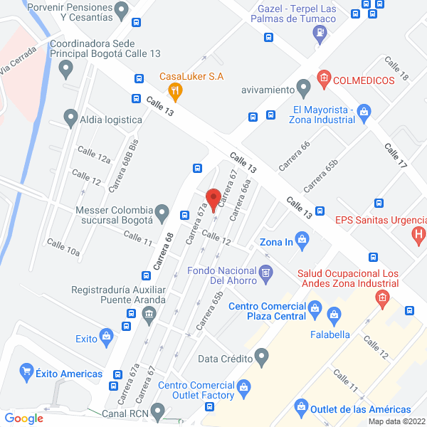 Mapa de Spigolo S.A.S.
