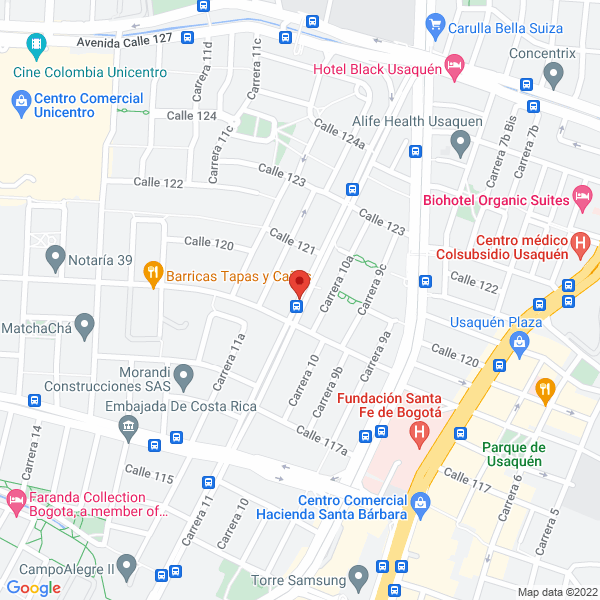 Mapa de Tebocol S.A.S.