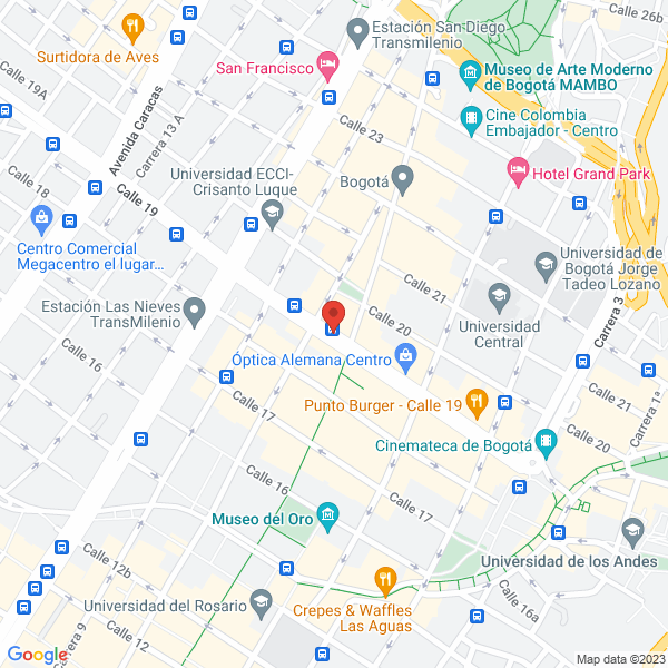 Mapa de Vomd Estudio De Abogados Asociados S.A.S.