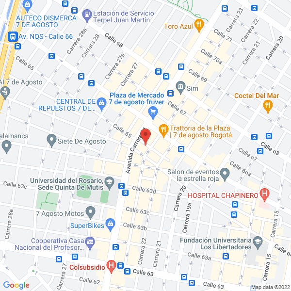 Mapa de Viajes Luigi Ltda