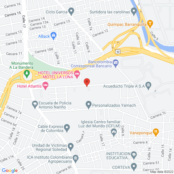 Map of Victoria Cargo Transportes Ltda.