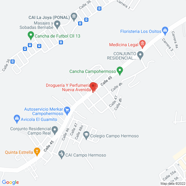 Map of Asadero Dely Pollo