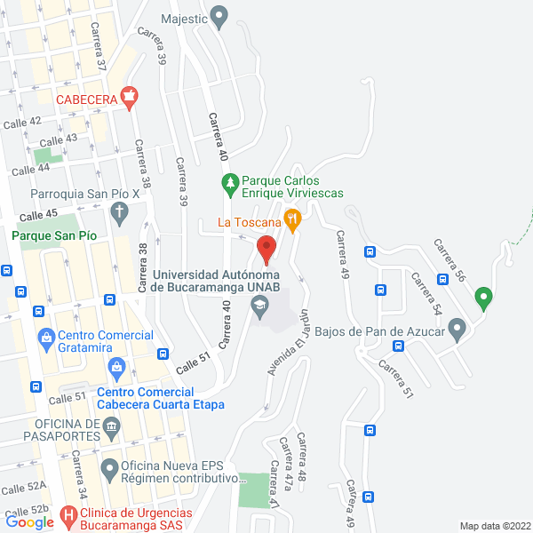Map of Cafetería Graphos