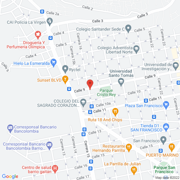 Map of Panadería Tres Estrellas
