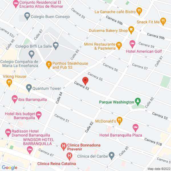 Map of Instituto Dermatologico Ivan Diazgranados I.P.S. S.A.S.