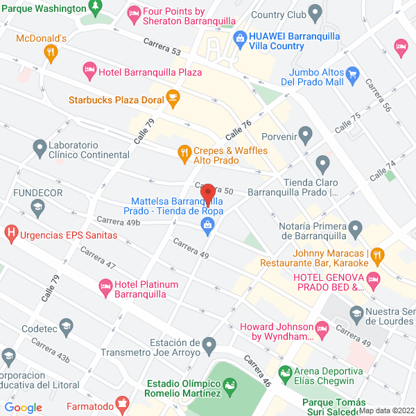 Map of Casa Ideal Eventos S.A.S.
