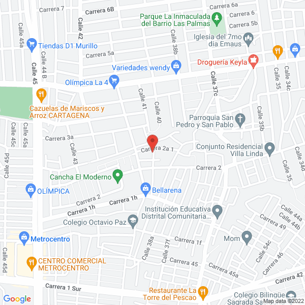 Map of Ergo Equipos Ltda.