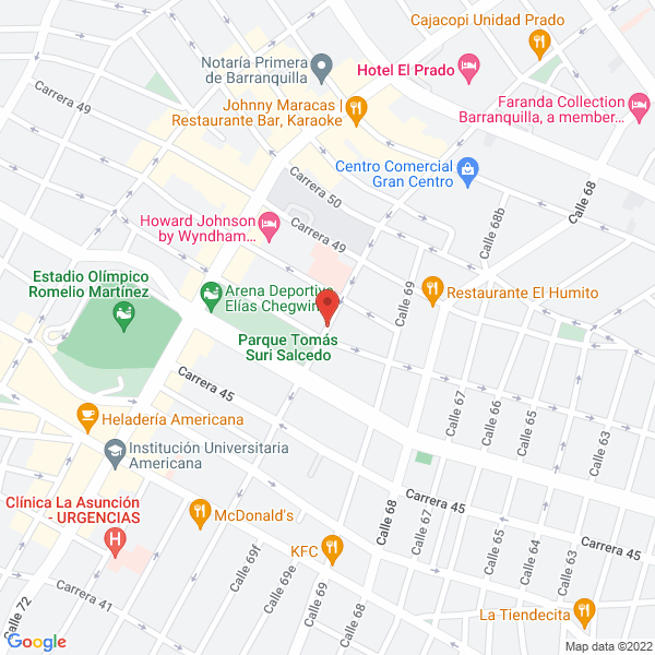 Map of Agencia De Viajes Y Turismo Crm Travel