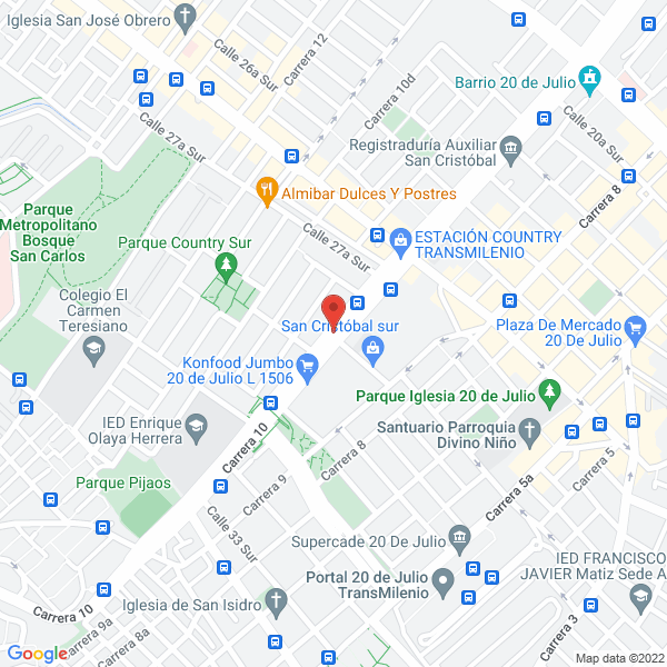 Mapa de Servicio Ok Plux