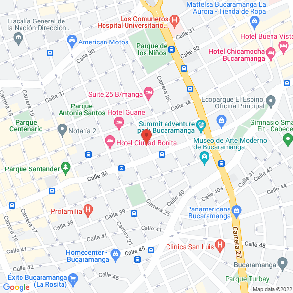 Map of Servicio Tecnico Haceb Bucaramanga