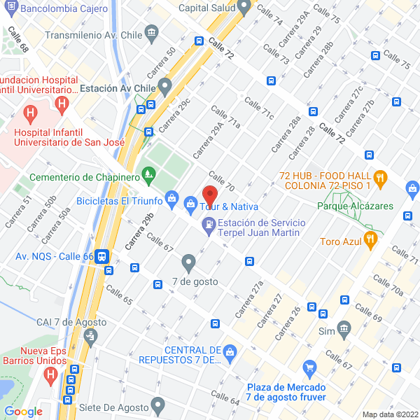 Mapa de Tampo & Diseño