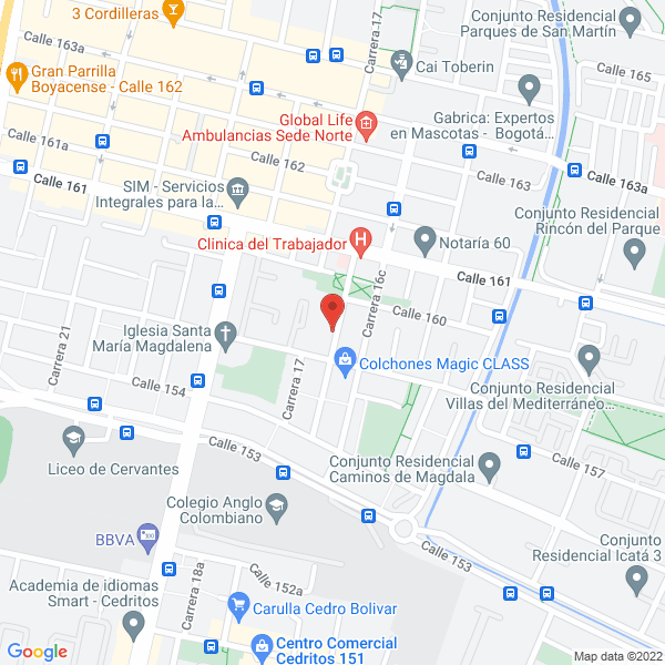 Mapa de Total Globe Ltda.
