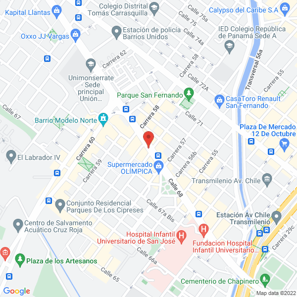 Mapa de Total Image And Design S.A.S.