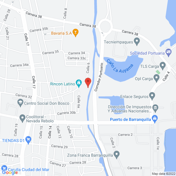 Map of Sonreir Recreación