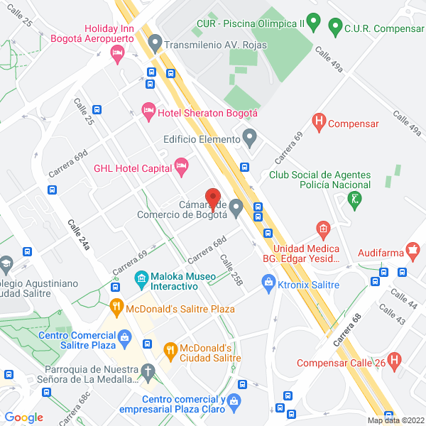 Mapa de Soporte & Cía Ltda