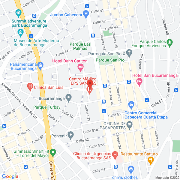 Map of Trillos Vargas Eliécer