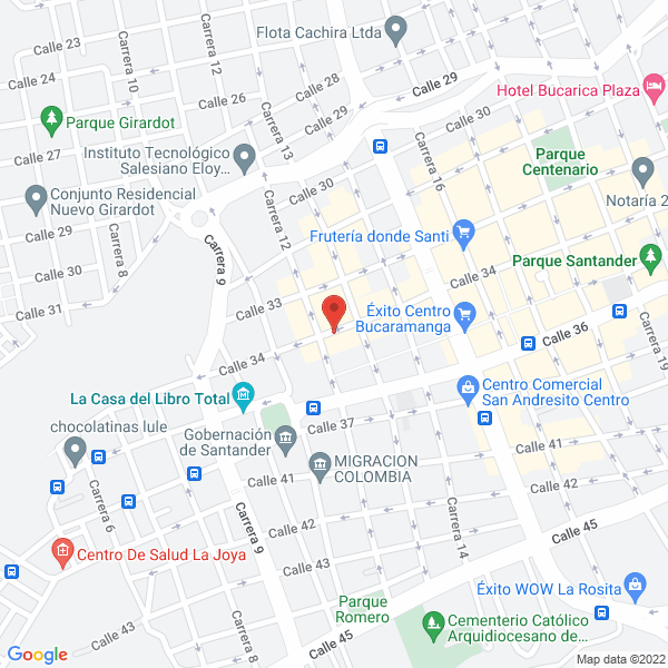Map of Taller Creativo Impresión Litográfica