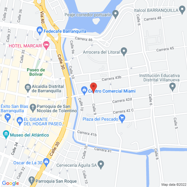 Map of Variedades Leidy Lorena