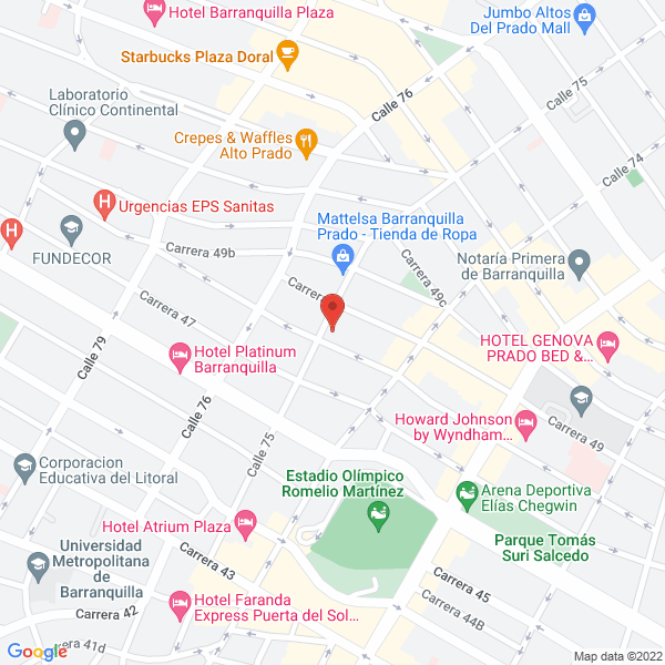 Map of Wellnesspharma S.A.S.