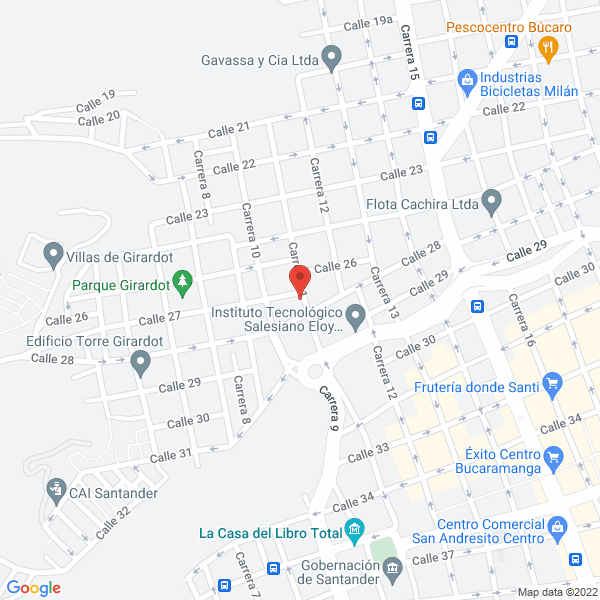 Map of Urgencias Industriales