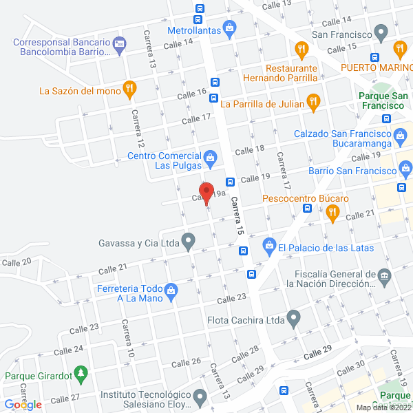 Map of Alquiler De Equipos Para Construcción Jorge Eliécer Uribe