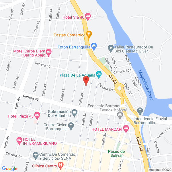 Map of Villaplas