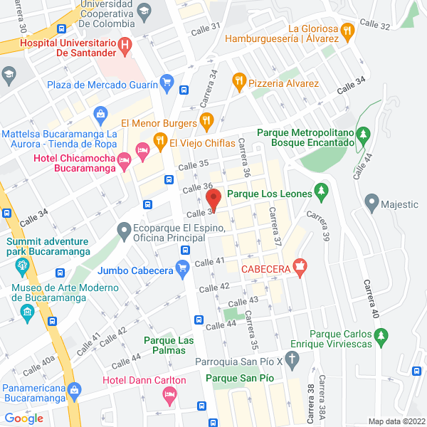 Map of Surtidora Dental Surtident