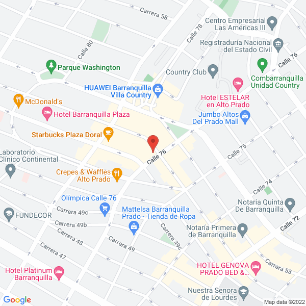 Map of Tendatex Ltda.