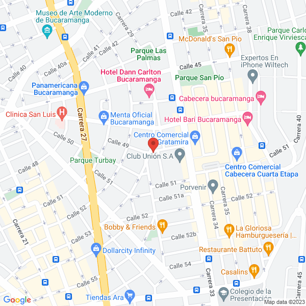 Map of Xanders Computers
