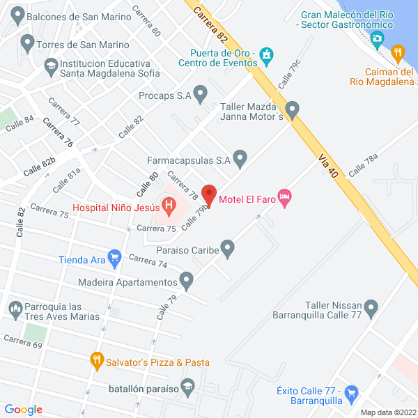 Map of Yale Group S.A.