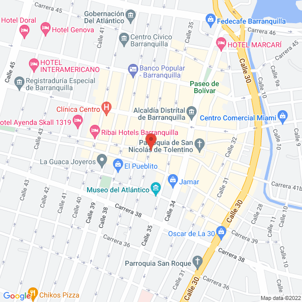 Map of Almacen Promoda