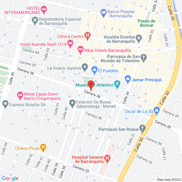 Map of Ananda Tienda Naturista